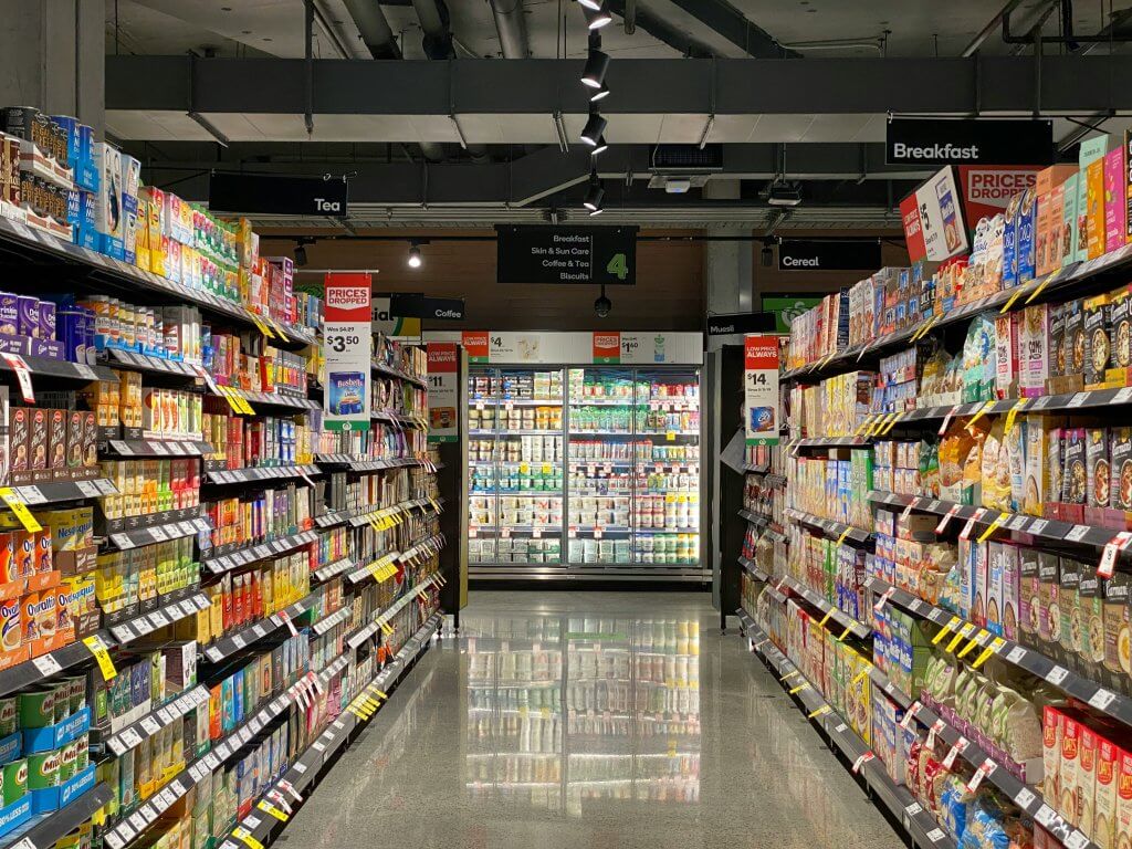 Supermarkt, Regale, Mindesthaltbarkeitsdatum