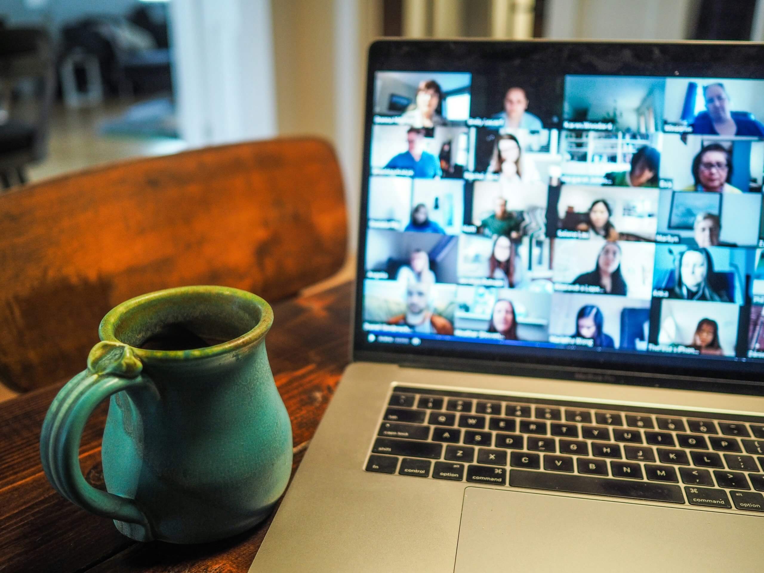 Videocall auf MacBook