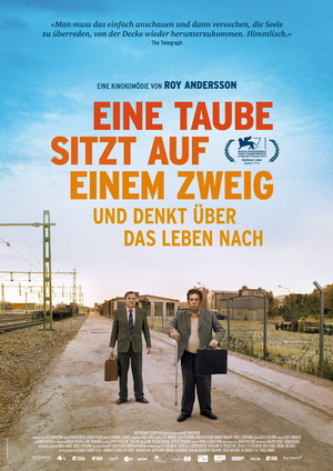 Eine Taube Sitzt - Plakat