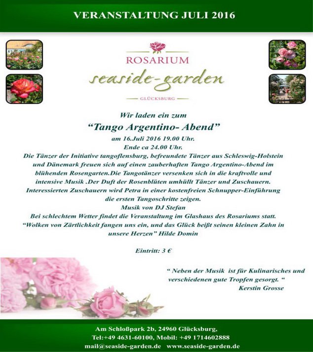 Tango Argentino Rosarium 16.07.2016 