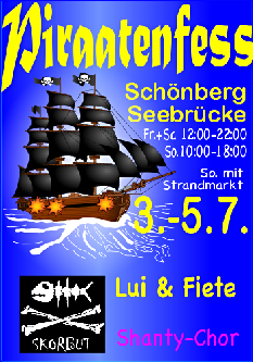 Piratenfest 2015 in Schönberg