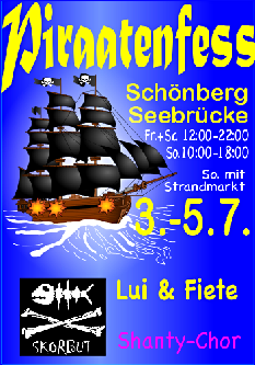 Piratenfest 2015 in Schönberg Piratenfest 2015 in Schönberg
